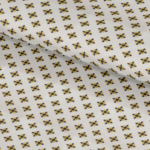 Yellow PRT2339 - 100% cotton printed shirts