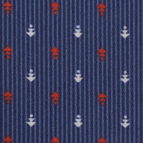 Blue PRT2344 - 100% cotton printed shirts