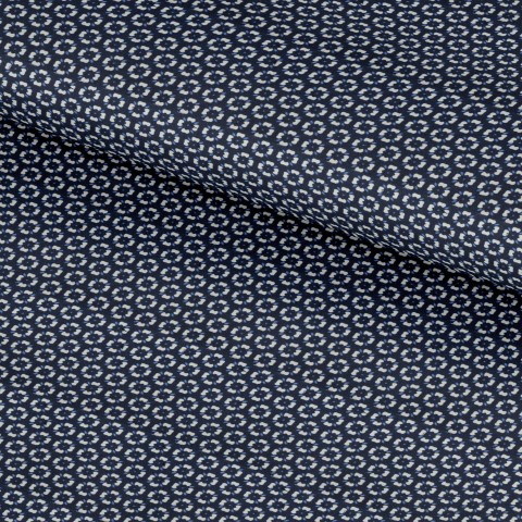 Blue PRT2379 - 100% cotton printed shirts