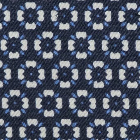 Blue PRT2379 - 100% cotton printed shirts