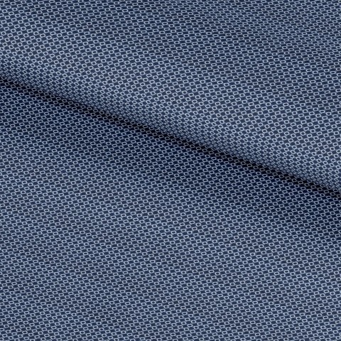 Blue PRT2382 - 100% cotton printed shirts
