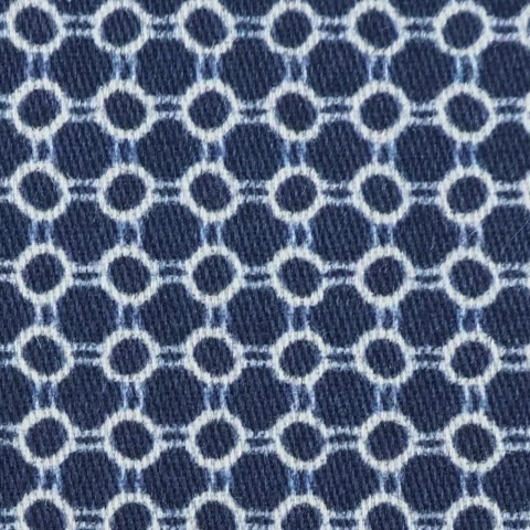 Blue PRT2382 - 100% cotton printed shirts