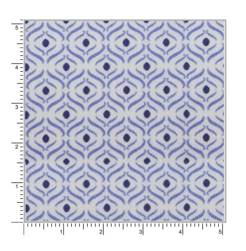 Blue PRT2394 - 100% cotton printed shirts