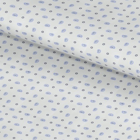 White PRT2415 - 100% cotton printed shirts