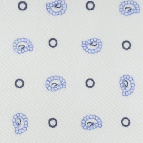 White PRT2415 - 100% cotton printed shirts