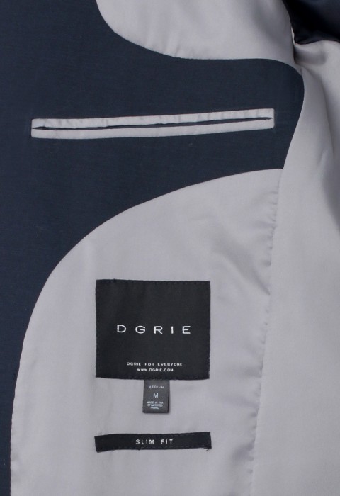 สูทผ้าสแปนเด็กซ์สีน้ำเงิน