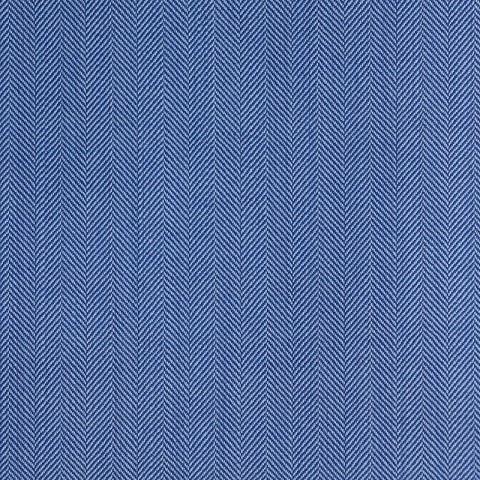 LIGHT BLUE HERRINGBONE WOOL BLEND