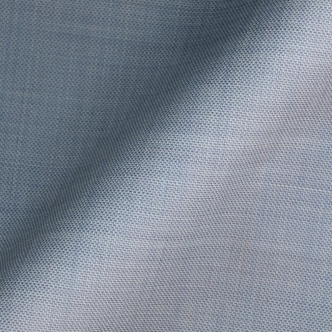 LIGHT BLUE GREY SHARKSKIN WOOL BLEND