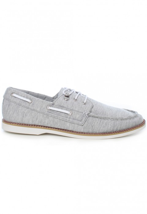 รองเท้าผ้าโบ้ทชูส์สีเทา