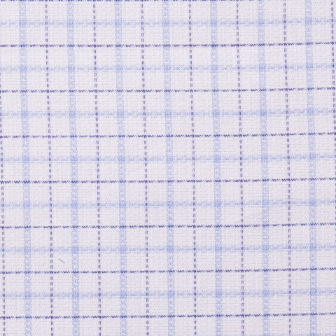 Light Blue Tattersall Cotton Shirts