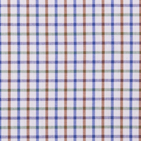 Blue/Brown Cotton Shirts