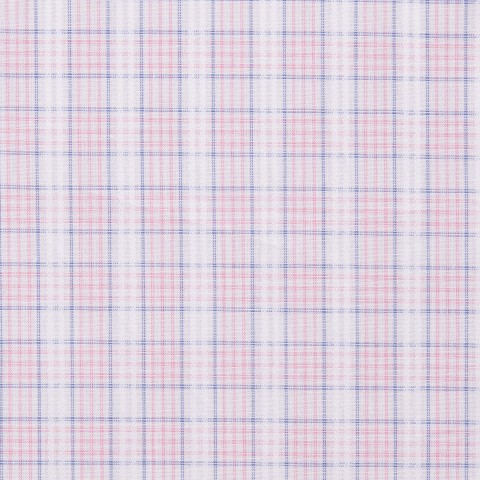 Pink Glen Plaid Cotton Shirts