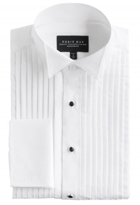 WHITE WINGTIP SHIRT