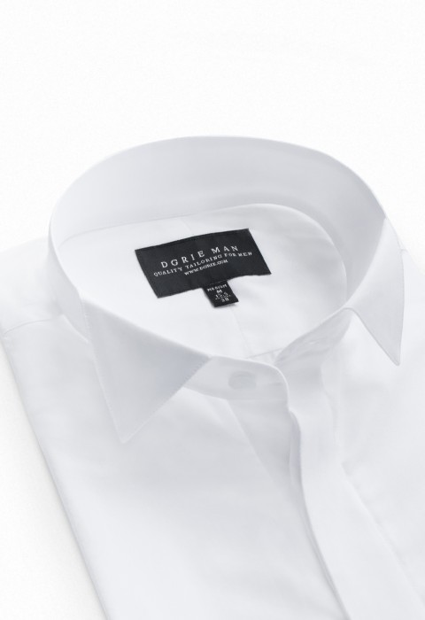 PLAIN WHITE WINGTIP SHIRT 