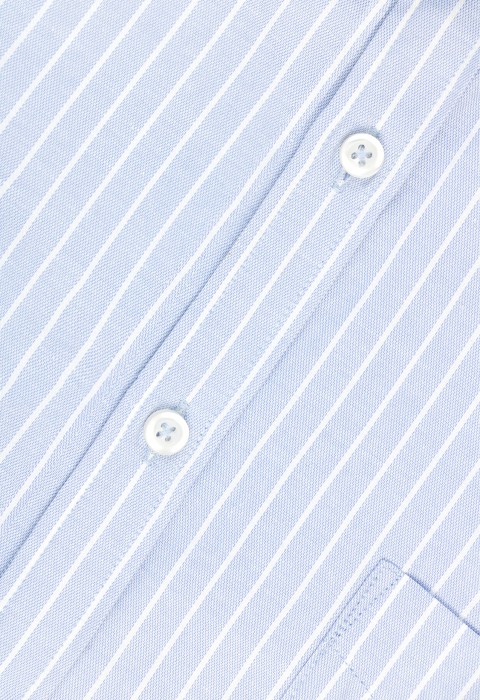 BLUE OXFORD STRIPE SHIRT