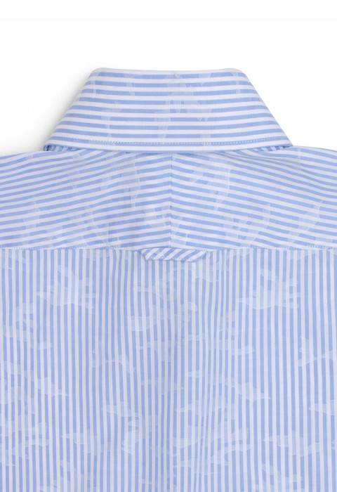 BLUE STRIPE CAMO SHIRT