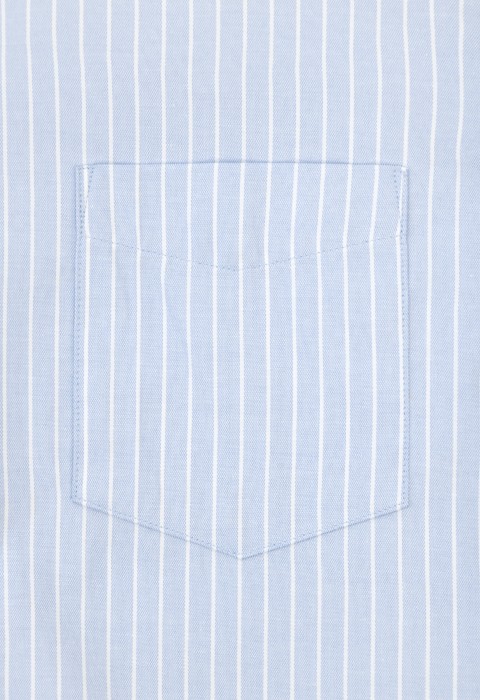 BLUE OXFORD STRIPE SHIRT