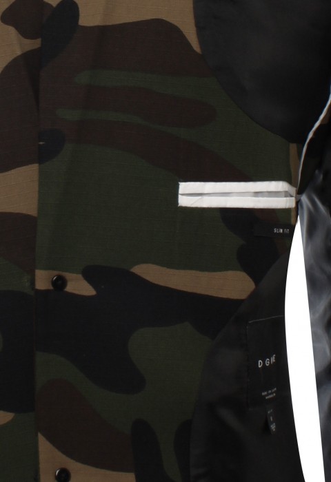 เสื้อสูทลายทหาร แคชชวล