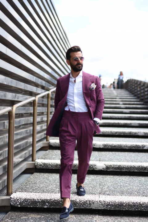 Vanilla Chianti Pocket Square - Sera' Fine Silk