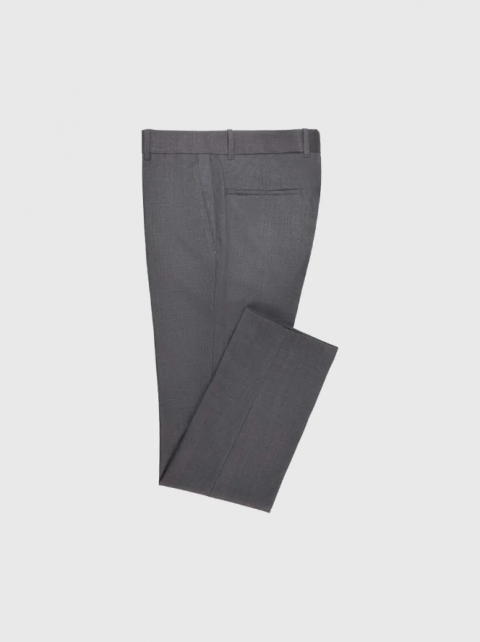 VICTORY MEDIUM GREY WOOL PANT