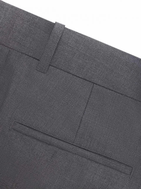 VICTORY MEDIUM GREY WOOL PANT