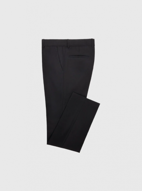 VICTORY BLACK WOOL PANT