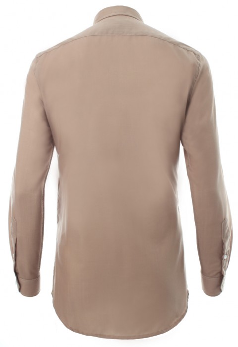 เสื้อเช้ิตปกเล็กสีน้ำตาล