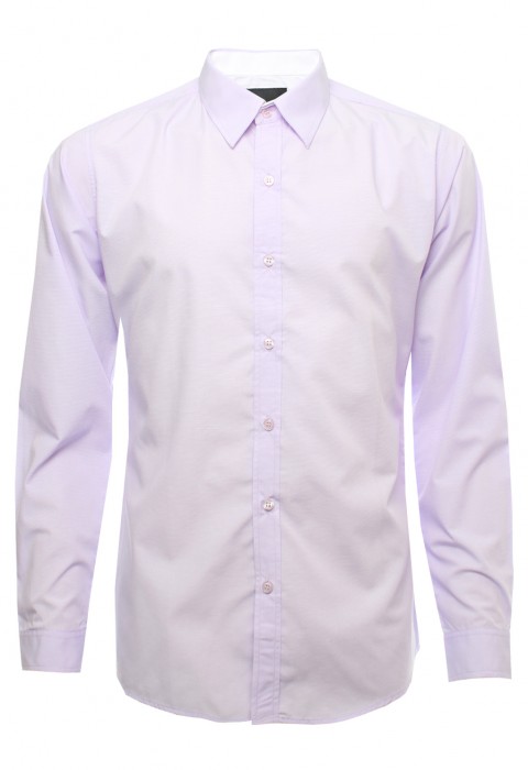 เสื้อเช้ิตแขนยาวสีม่วง