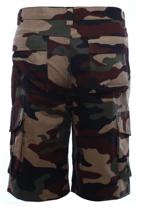 กางเกงขาสั้นลายทหาร