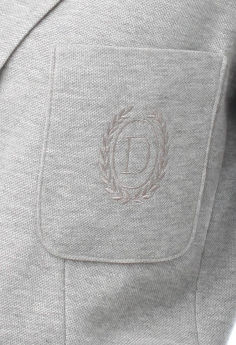 เสื้อสูทสีเทาผ้าสเปนเด็กซ์