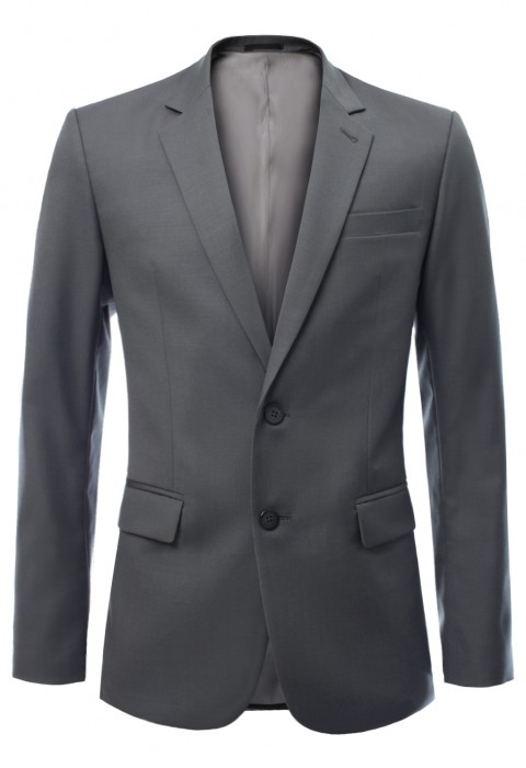 เสื้อสูทสีเทา ผ้าวูล