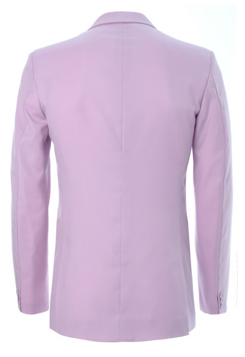 เสื้อสูทผ้าวูลสีม่วงพาสเทล