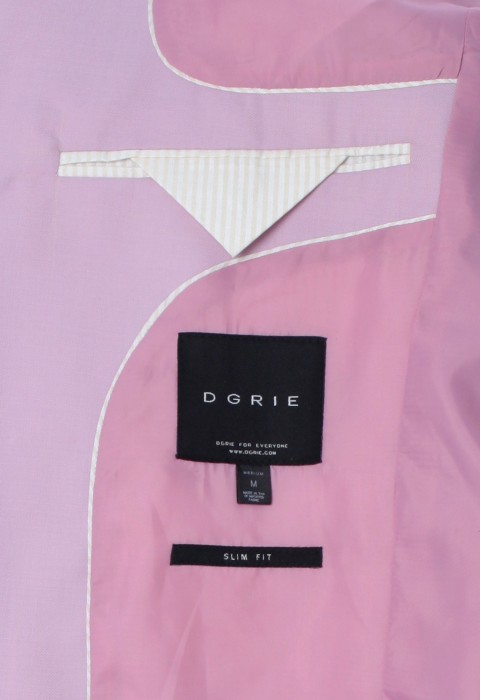 เสื้อสูทผ้าวูลสีม่วงพาสเทล