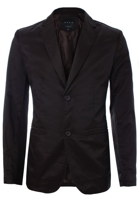 แจ็คเก็ตสูทสีน้ำตาลเข้ม