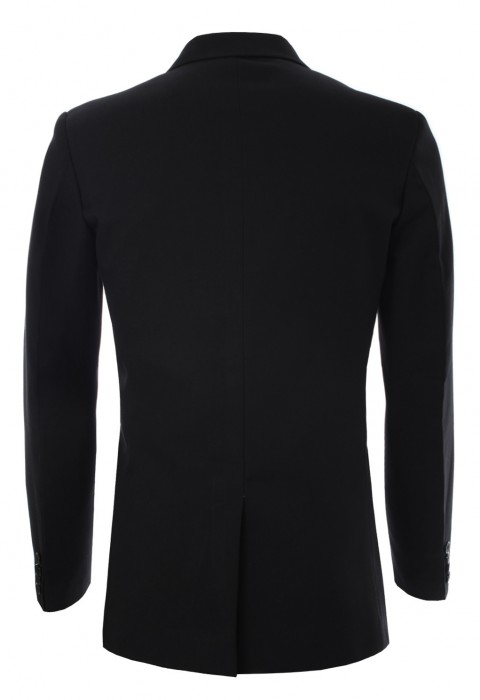 เสื้อสูทสีดำกระเป๋าสไตล์แคชชวล