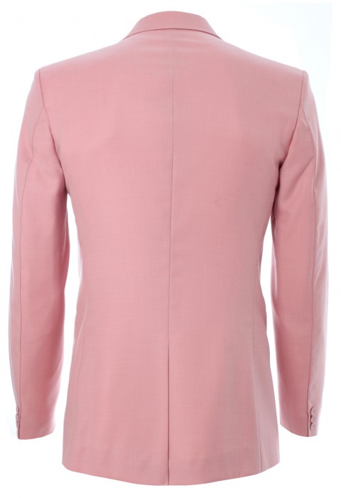 เสื้อสูทผ้าวูลสีโอรสพาสเทล