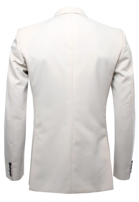 สูทสีเบจ ซับในซาตินสีดำ