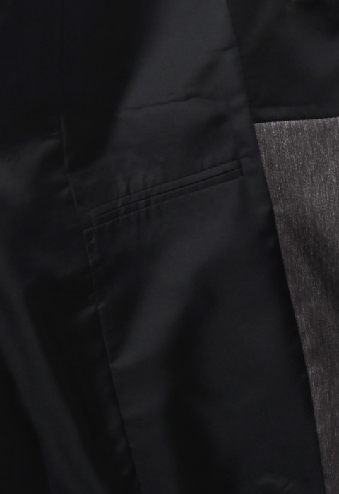 เสื้อสูทสีเงินเมทัลลิคผ้าทอพิเศษ