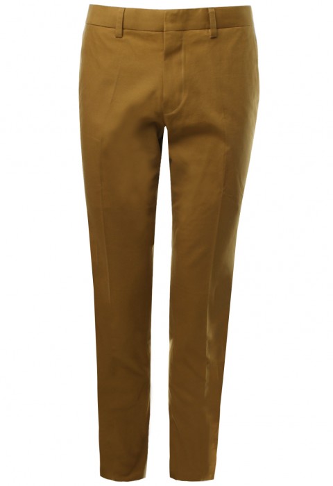 กางเกง ขายาว สีเหลืองมัสตาด