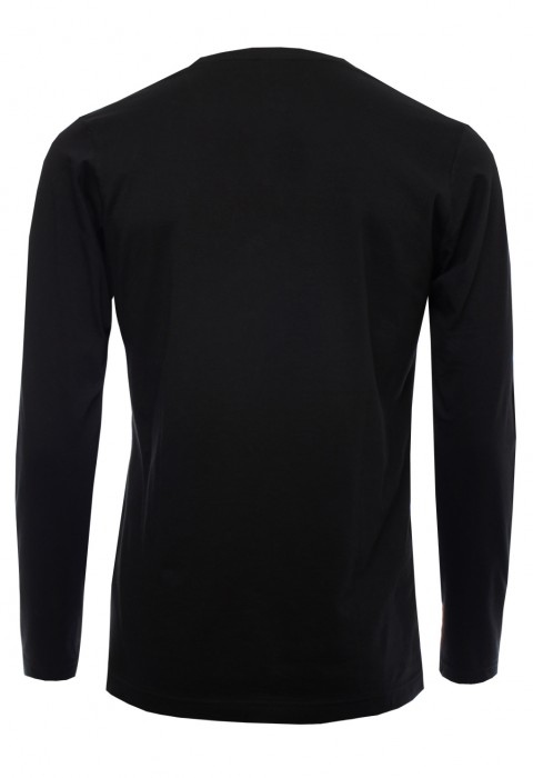 เสื้อคอวีแขนยาวสีดำ