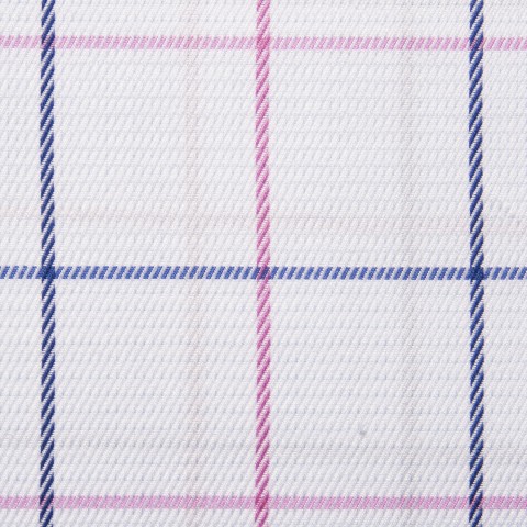 Pink Windowpane Cotton Shirts