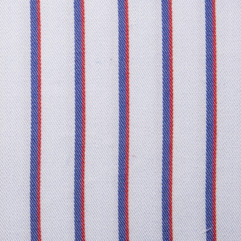 Blue/red Stripe Cotton Shirts