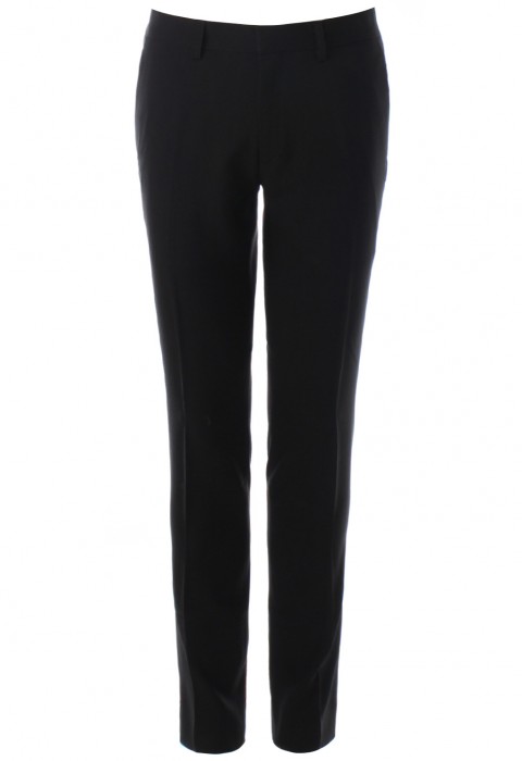 กางเกงสีดำทรงกระบอกเล็ก