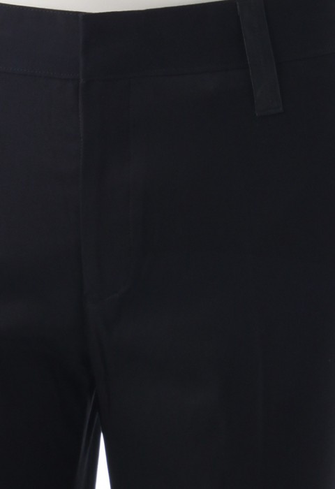 กางเกงทรงกระบอกเล็กหูกางเกงหนัง