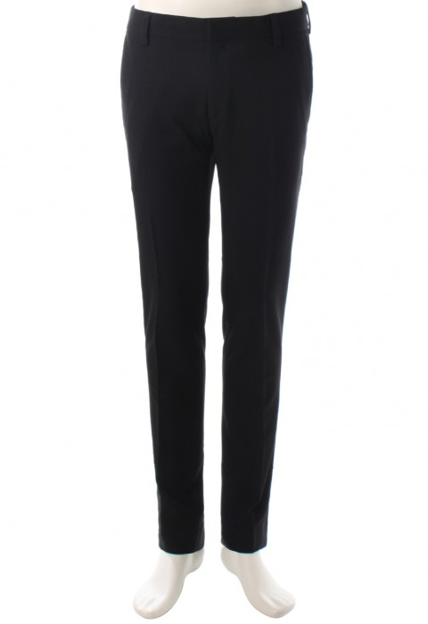 กางเกงสีดำทรงกระบอกเล็กมาตรฐาน