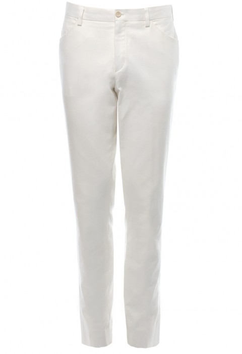 กางเกงขายาวผู้ชาย สีขาว