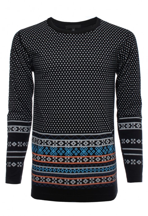 เสื้อยืดแขนยาวพิมพ์ลายกราฟฟิค