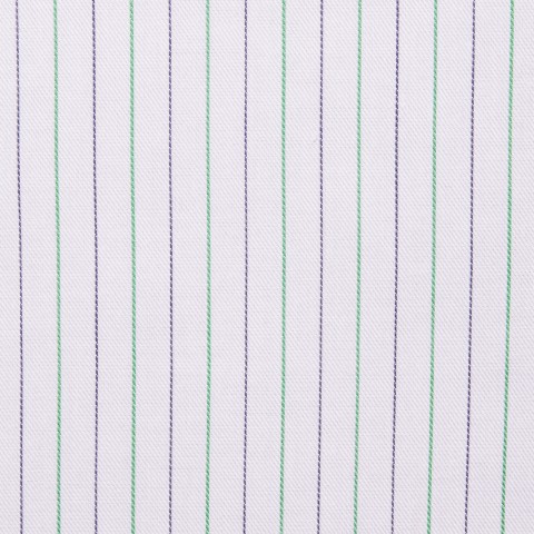 Green/Blue Stripe Cotton Shirts