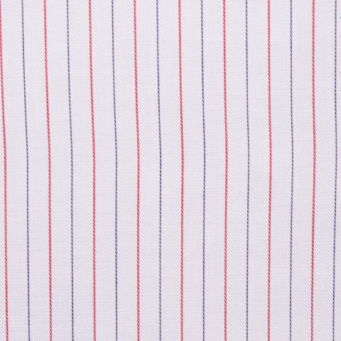 Red/Blue Stripe Cotton Shirts