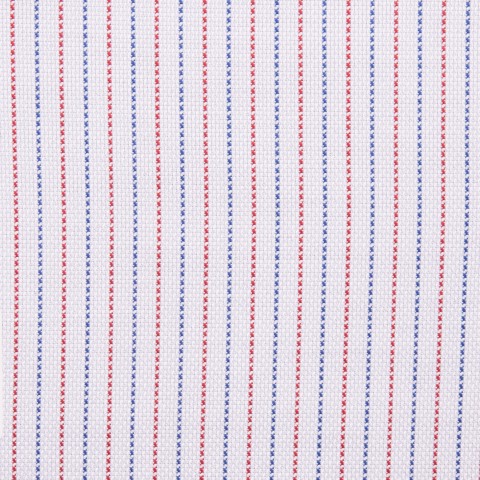 Red Pinstripe Cotton Shirts